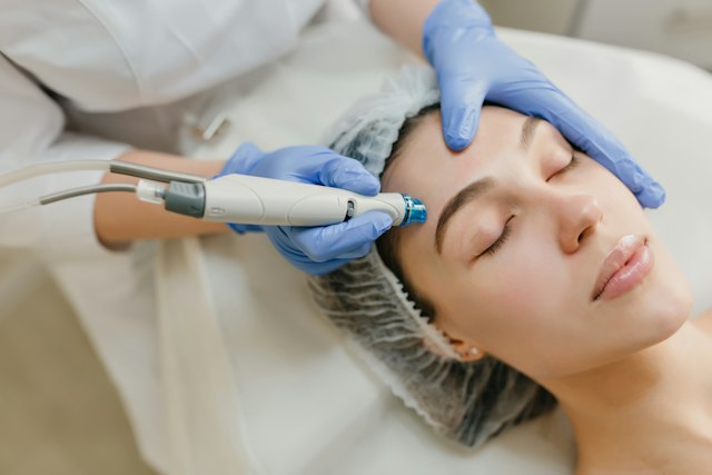 Tratamiento facial con aparatología